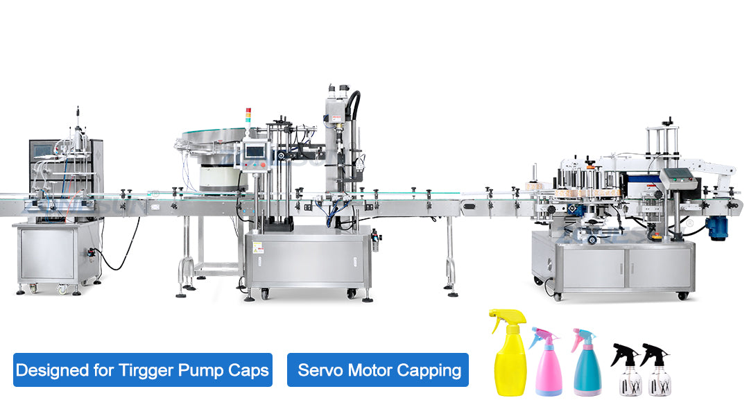 liquid detergent filling line