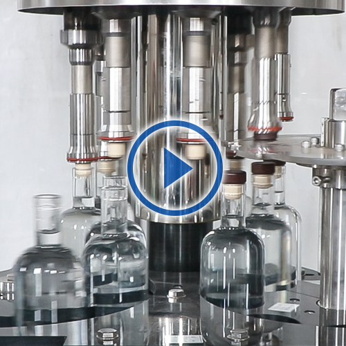 high speed bottle corking machine