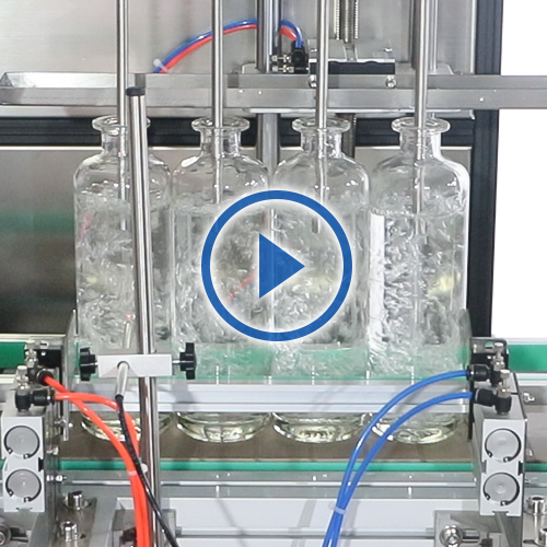 Inline liquor filling line