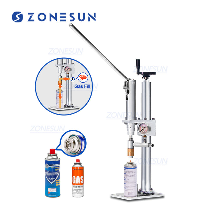 manual aerosol gas filler