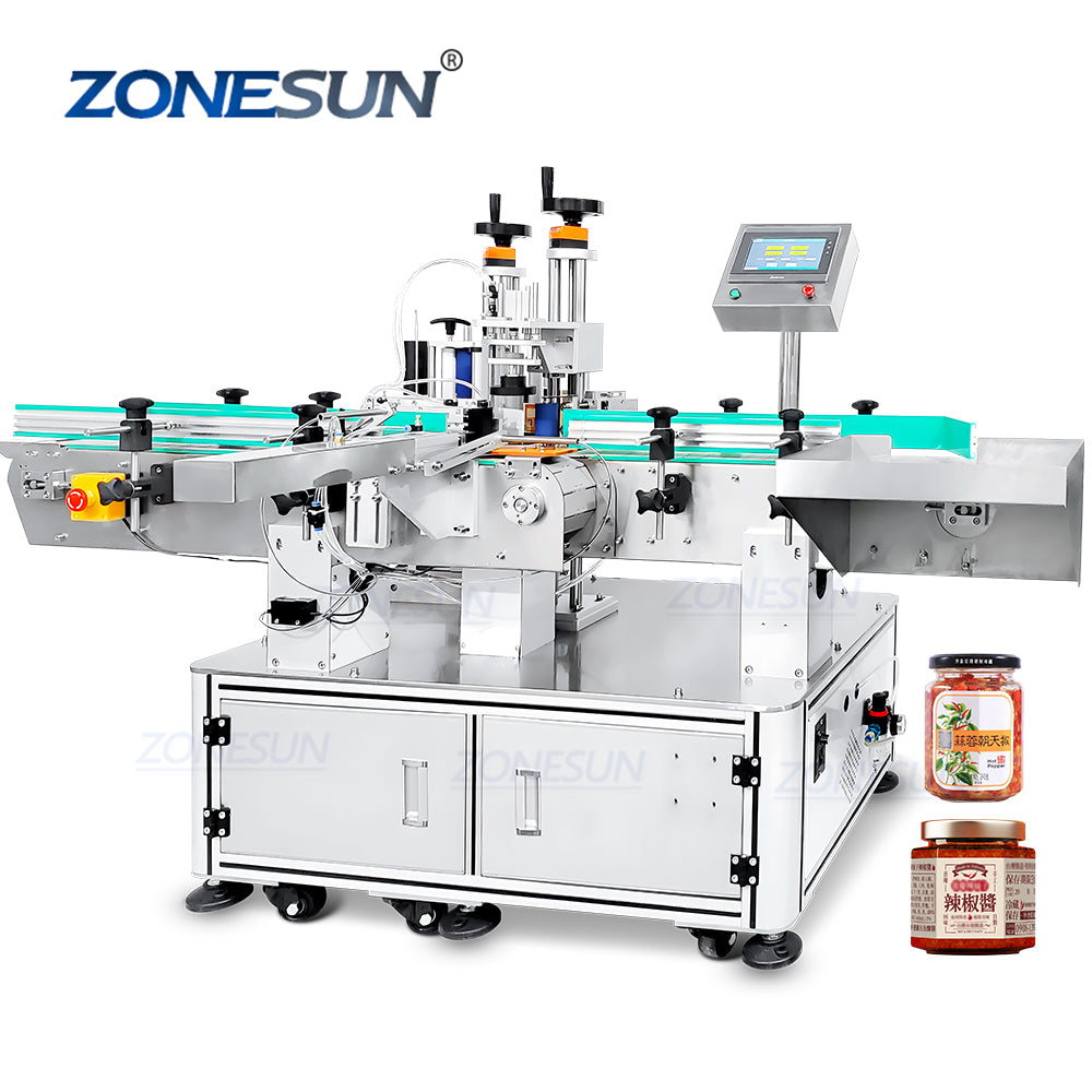 hexagonal jar labeling machine