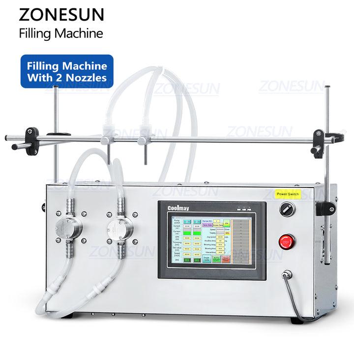 double heads liquid filling machine