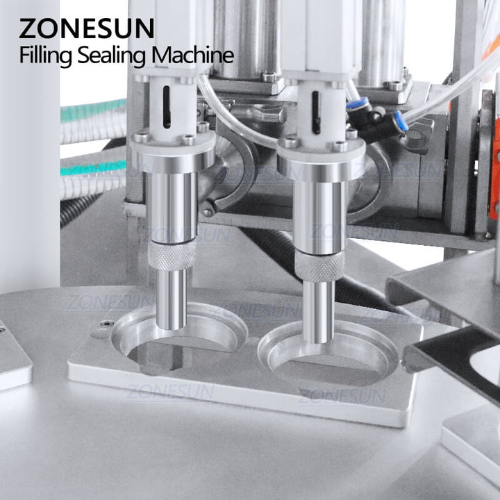 filling nozzles of filling and sealing machine