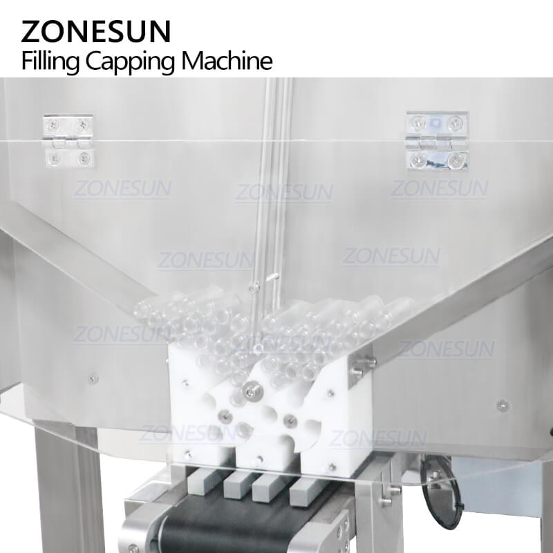 bottle grouping structure of filling capping machine