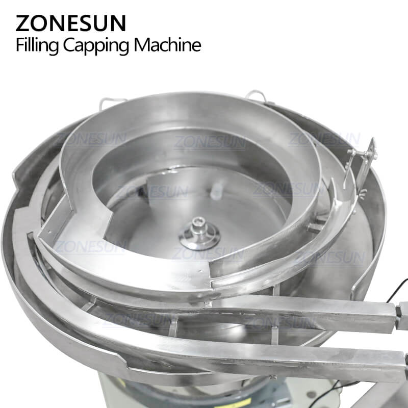 vibratory bowl sorter of filling capping machine