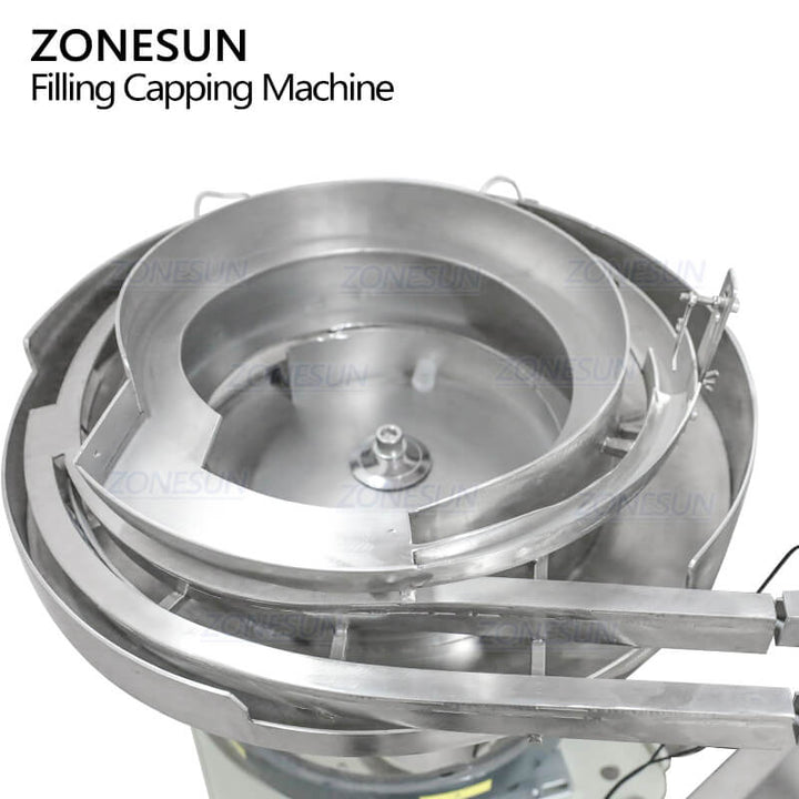 vibratory bowl sorter of filling capping machine