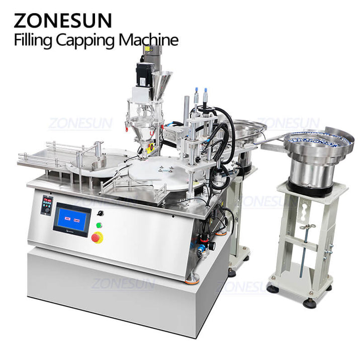 ZS-AFC20F automatic tabletop lyophilized powder filling capping machine