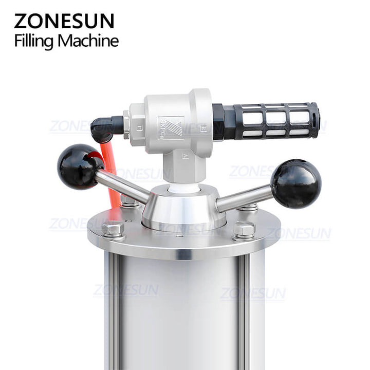 adjusting handle of aerosol filling machine