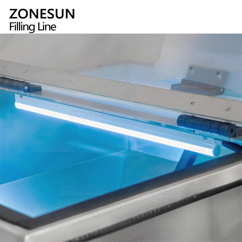 UV sterilization of filling line