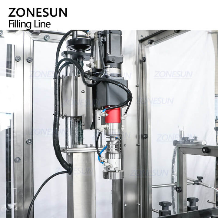 capping structure of filling line