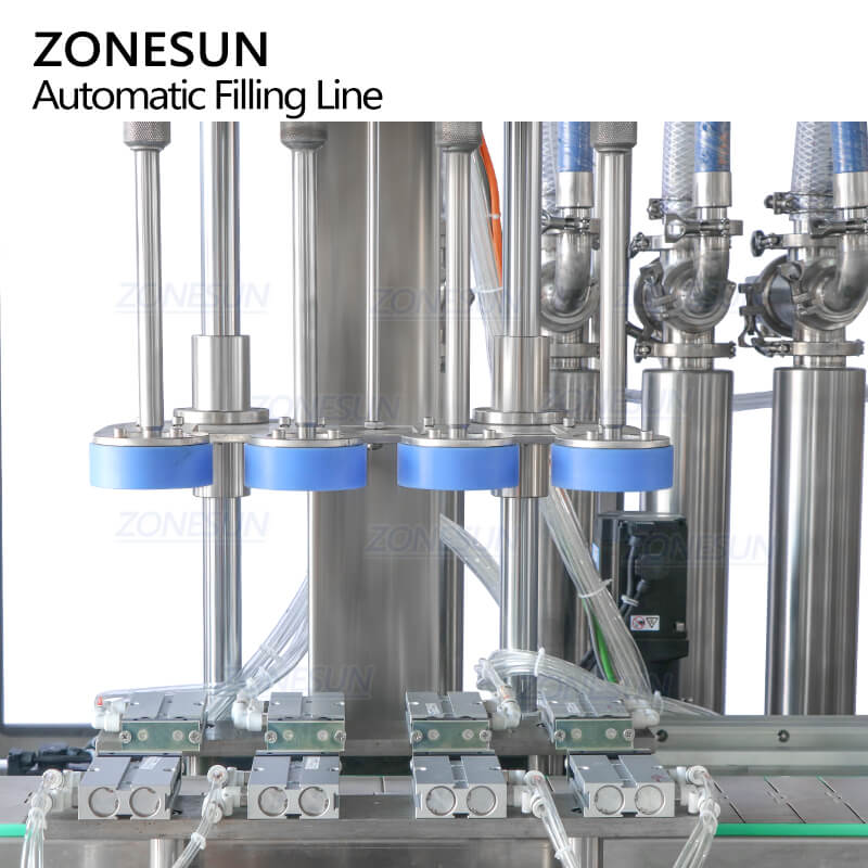 filling nozzles of filling line