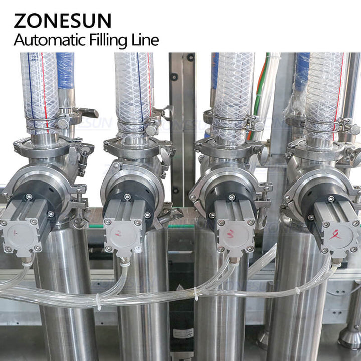 feeding structure of filling line