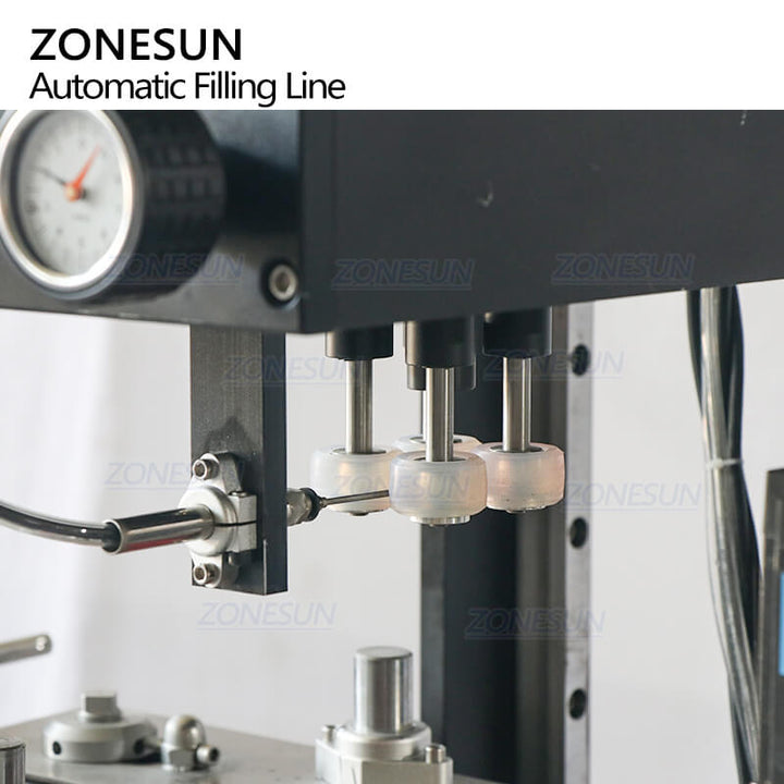 capping structure of filling line