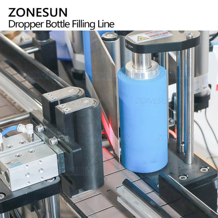 labeling structure of filling line