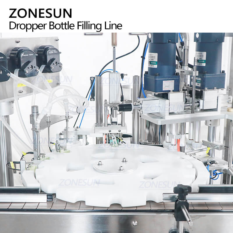 compact filling capping system of filling line