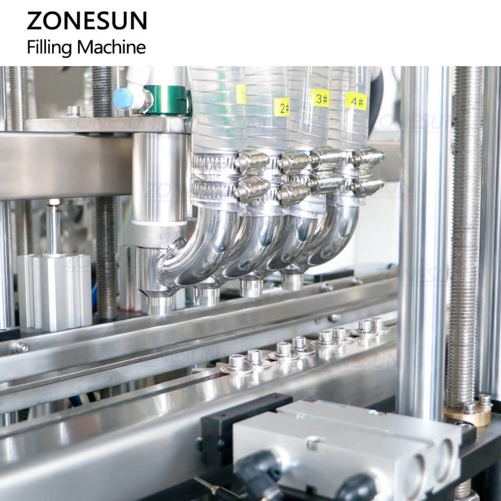 filling nozzles of paste filling machine