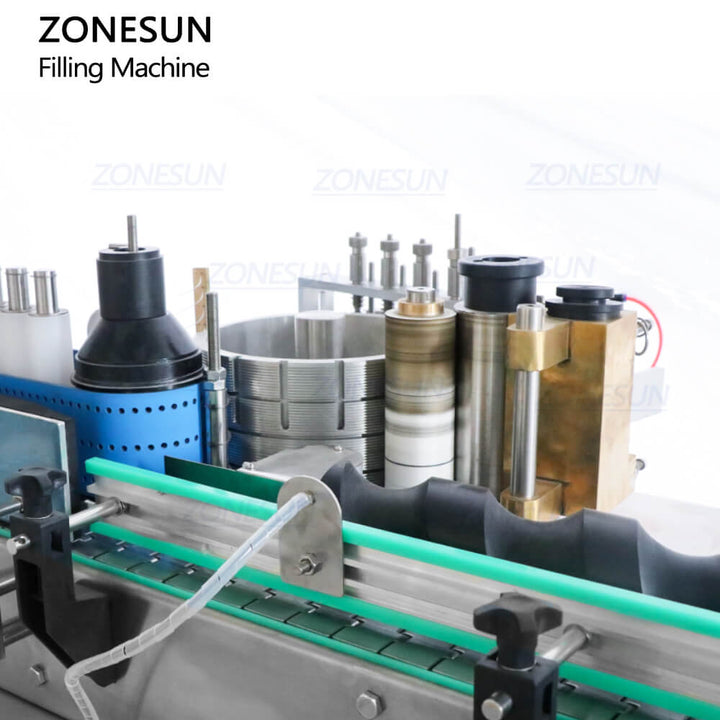 labeling structure of paste filling machine