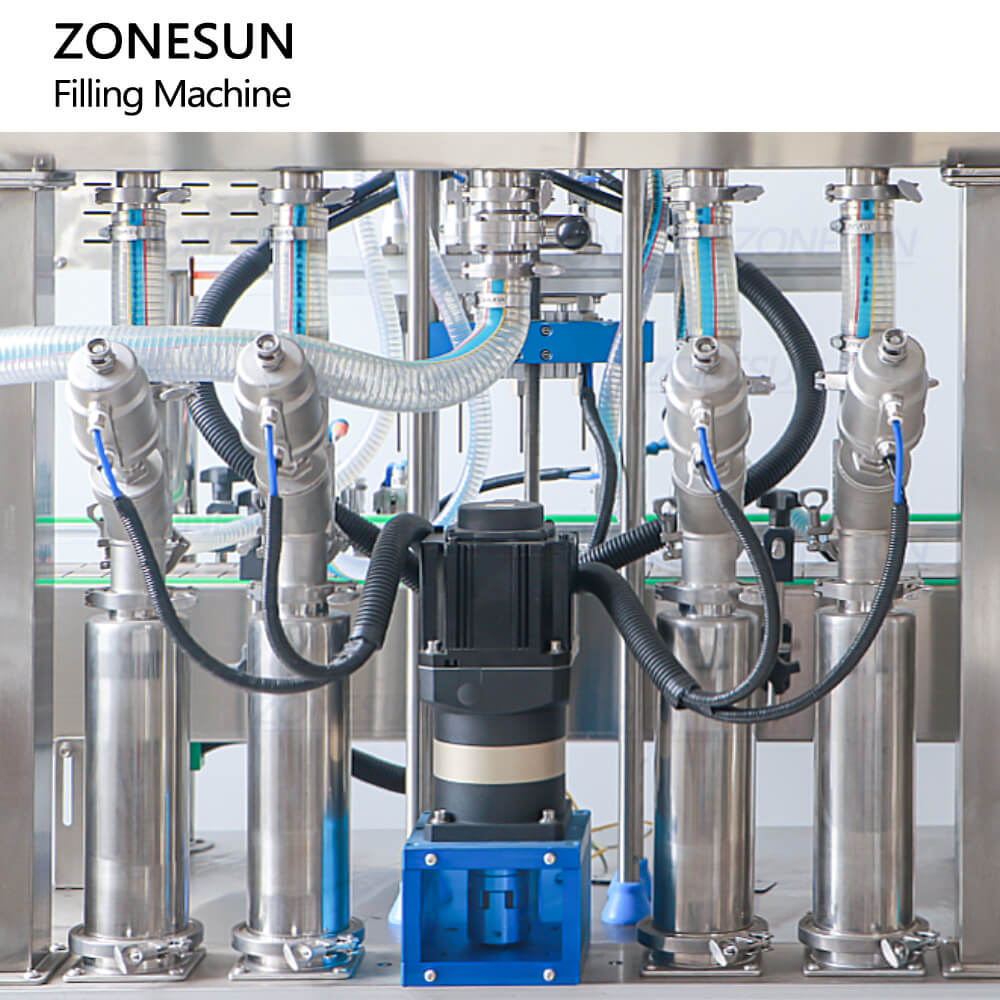 servo piston pump of paste filling machine