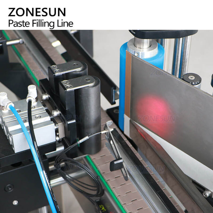 labeling structure of filling line