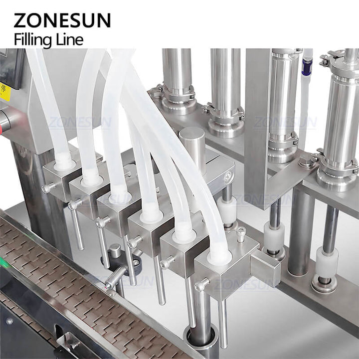 filling nozzles of filling line