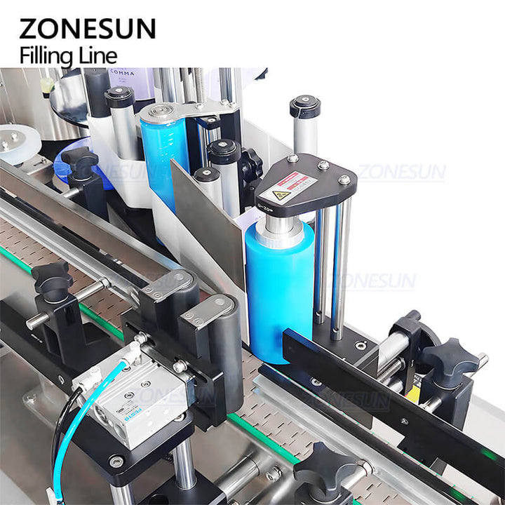 labeling structure of filling line