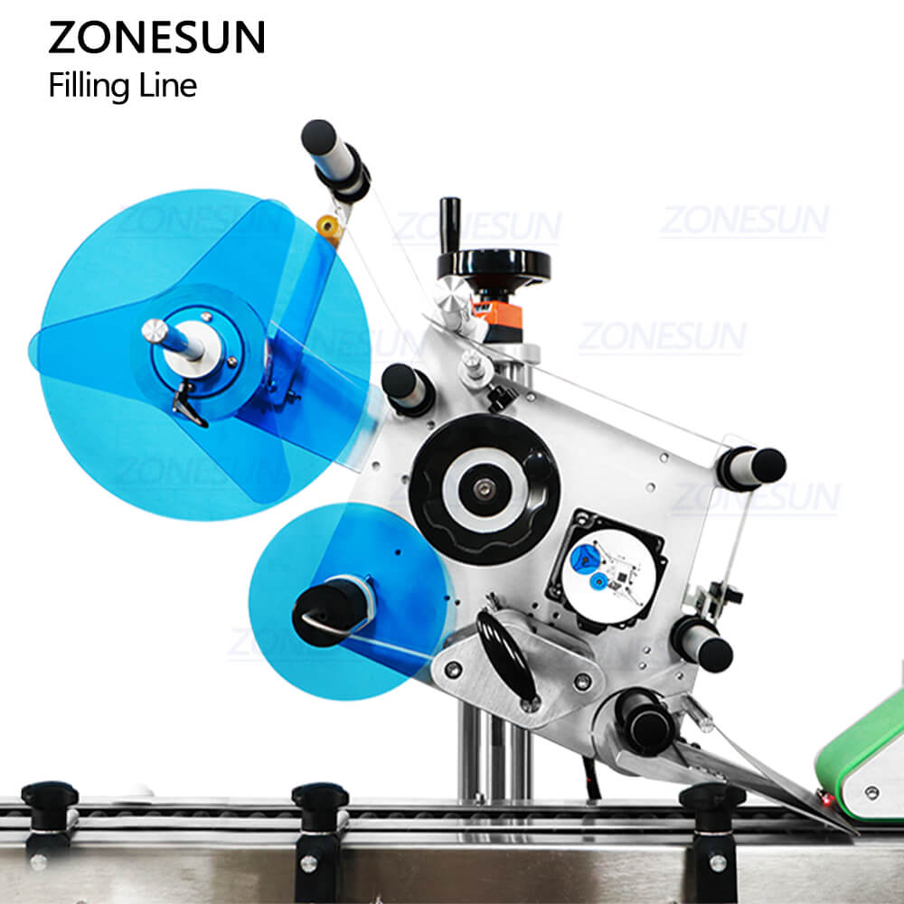 labeling structure of essential oils packaging machine
