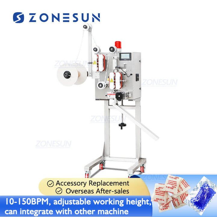 desiccant inserting dispensing machine for silica gel