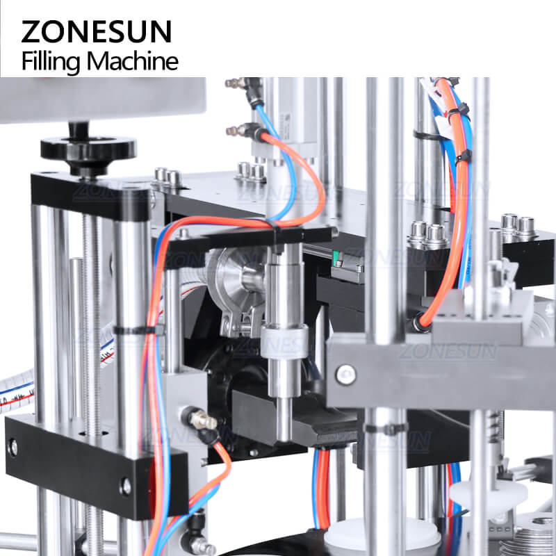 piston pump filling nozzle of hand cream filling sealing machine