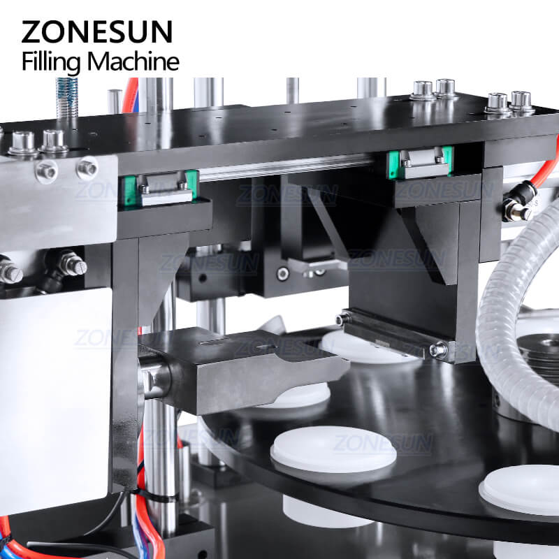 sealing structure of hand cream filling sealing machine