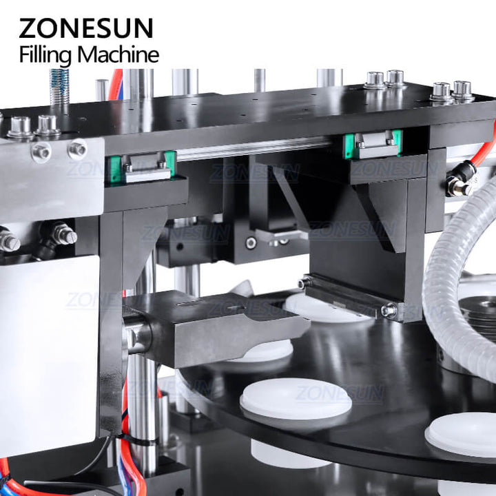 sealing structure of hand cream filling sealing machine