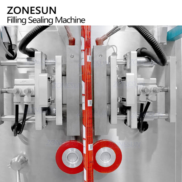 sealing structure of powder filling sealing machine