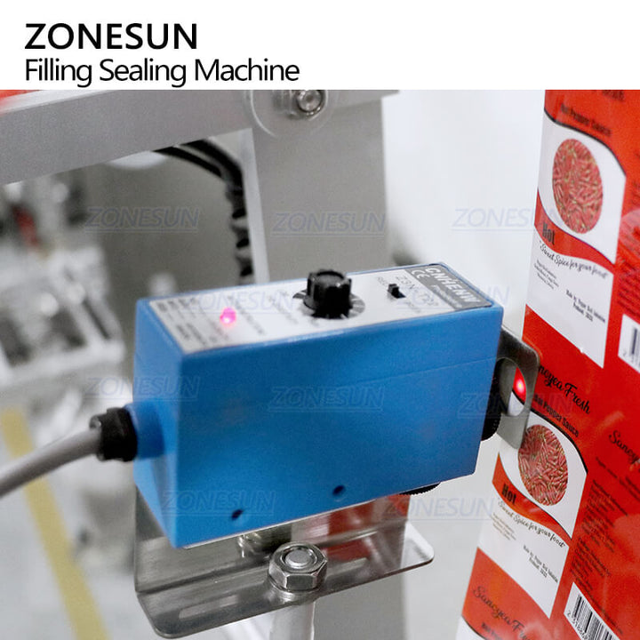 sensor of powder filling sealing machine