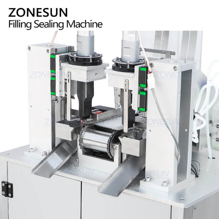 sealing structure of honey straw filling machine