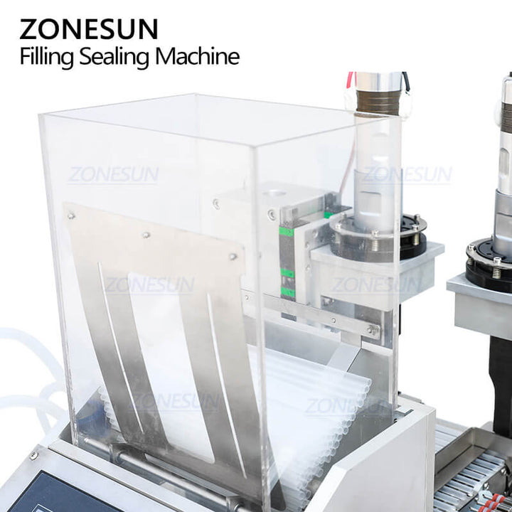 straw feeding structure of honey straw filling machine