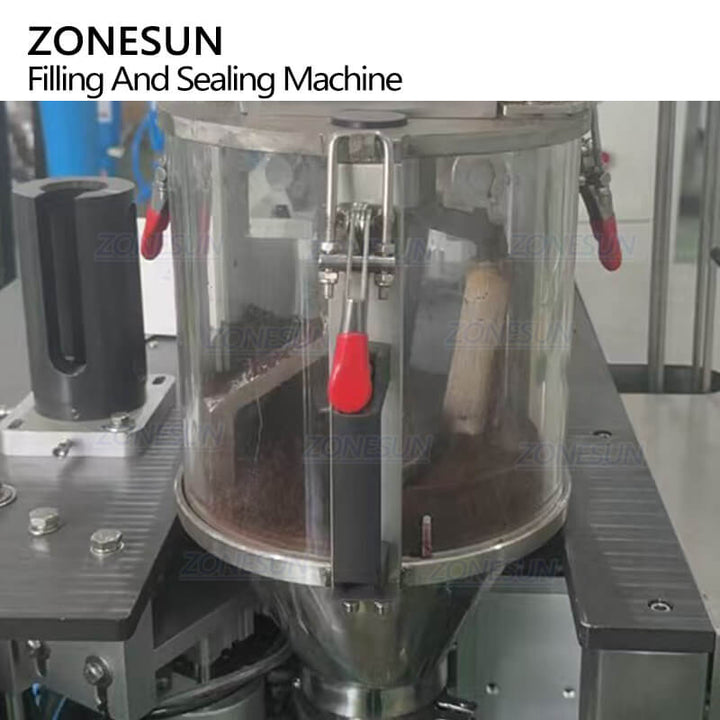 auger filling structure of filling sealing machine