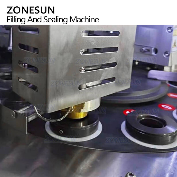 sealing structure of filling sealing machine
