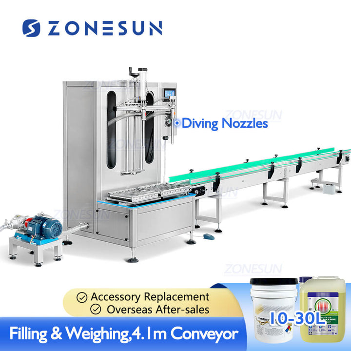 tote filling machine for liquid