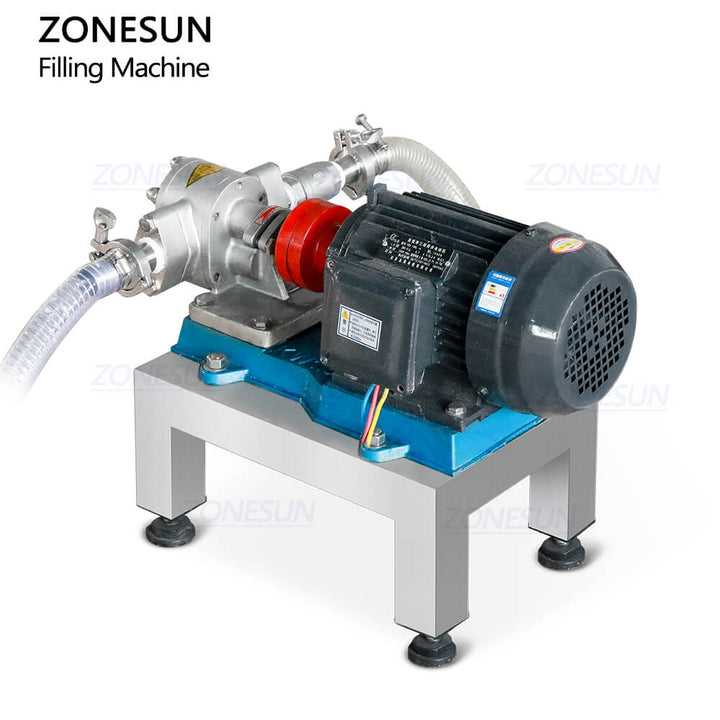 feeding pump of tote liquid filling machine