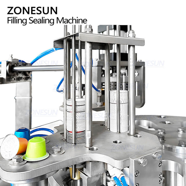 cup feeding structure of cup filling sealing machine