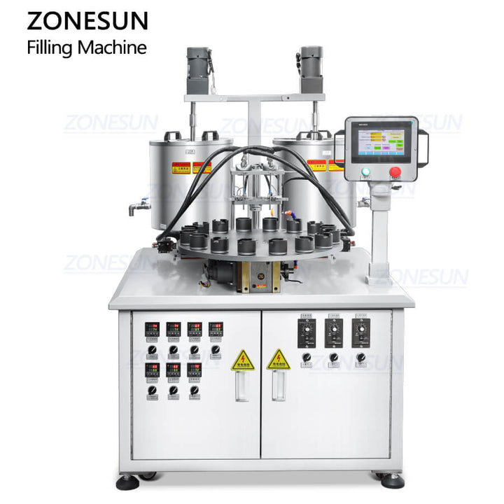 ZS-LG4C automatic dual-color swirl filling machine