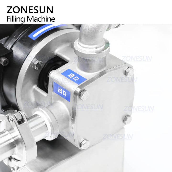 rotor pump of filling machine