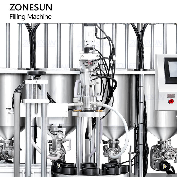 diving filling nozzle of filling machine