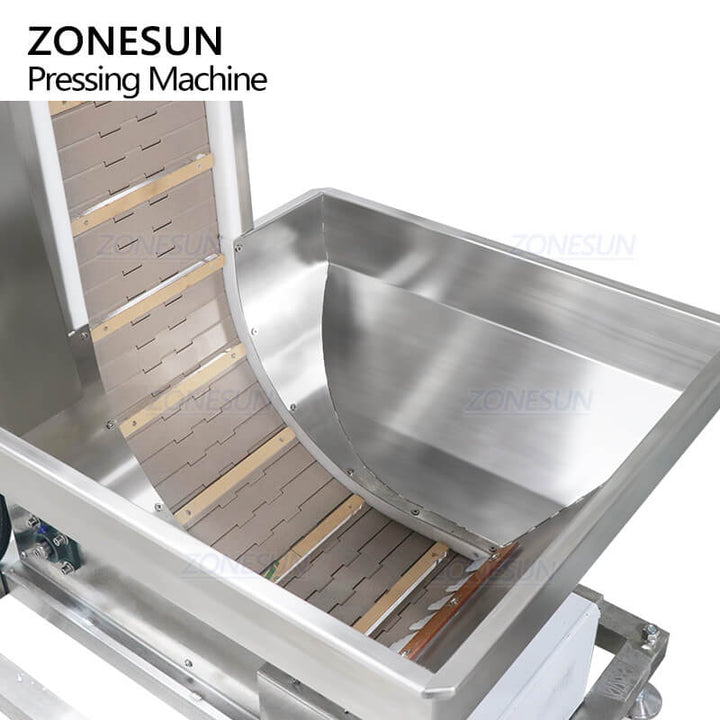 cap elevator of cap pressing machine