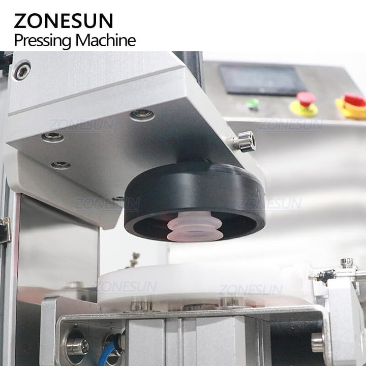 capping structure of cap pressing machine