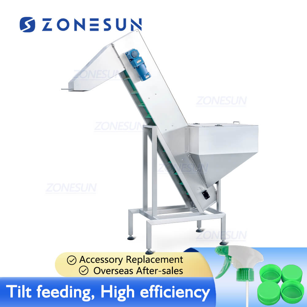 cap elevator feeder machine