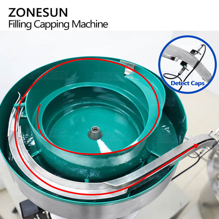 vibratory bowl of liquid filling capping machine