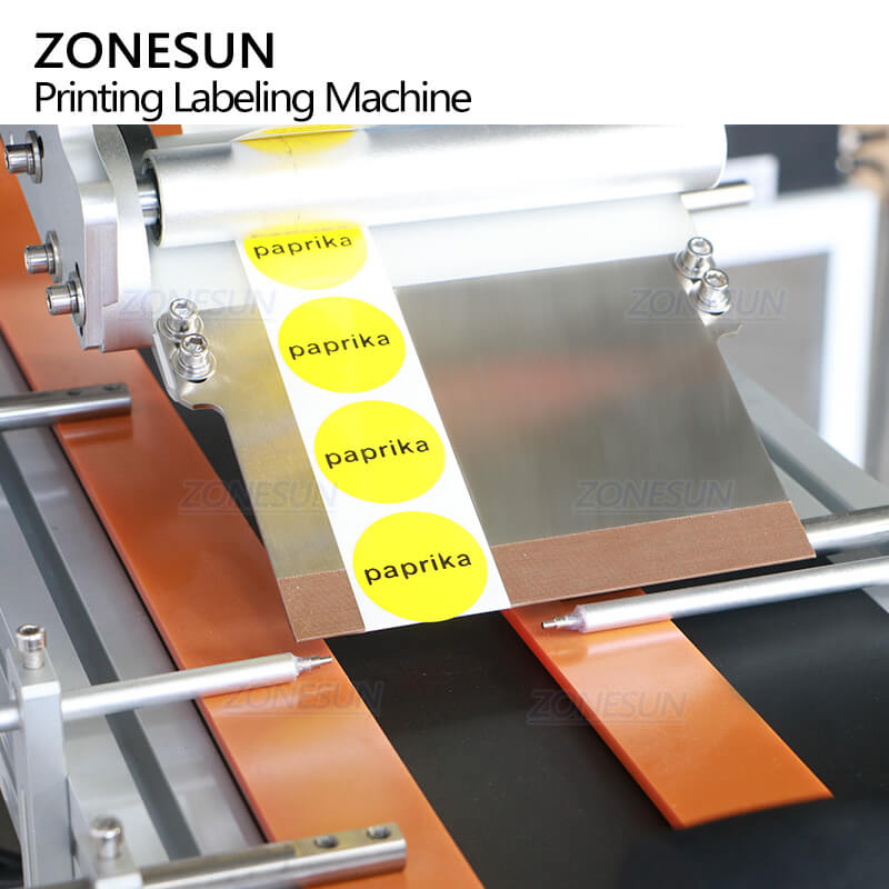 labeling structure of labeling machine