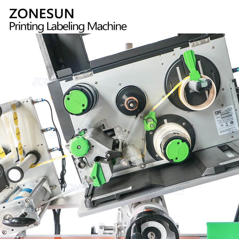 printing structure of labeling machine