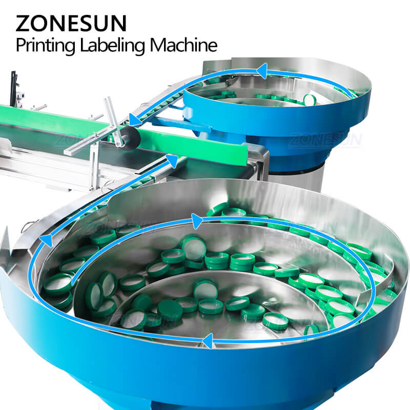 vibratory bowl of labeling machine
