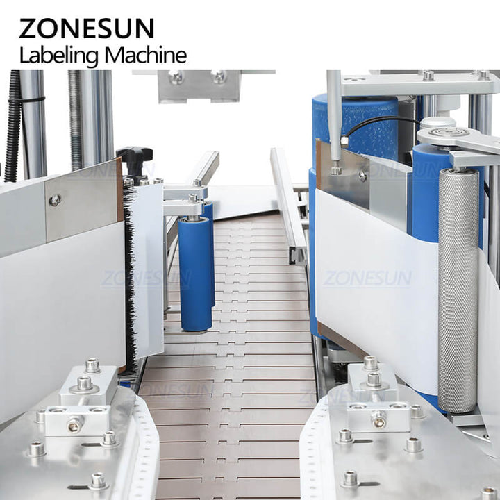 labeling structure of bottle labeling machine